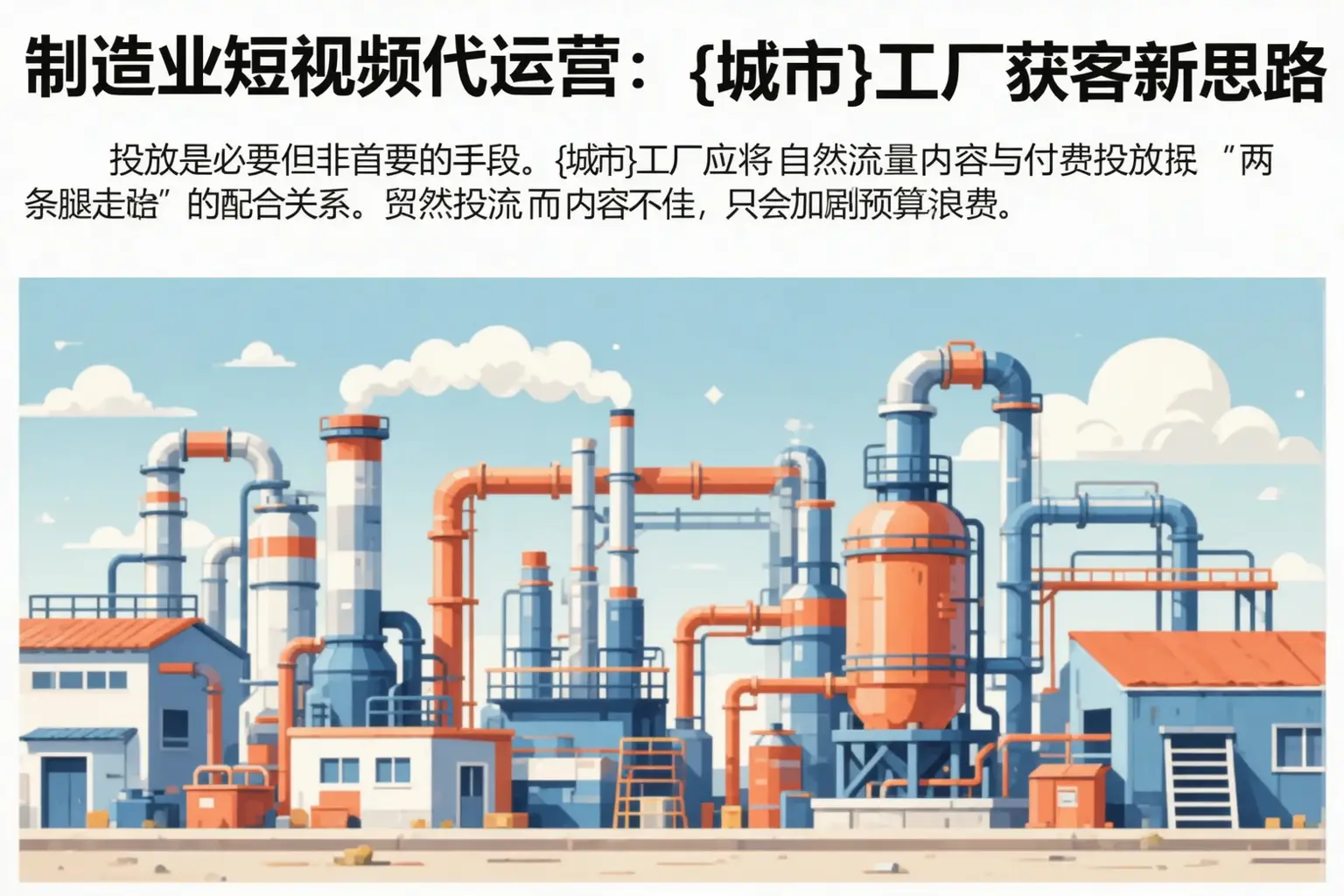 制造业短视频代运营：遵义工厂获客新思路