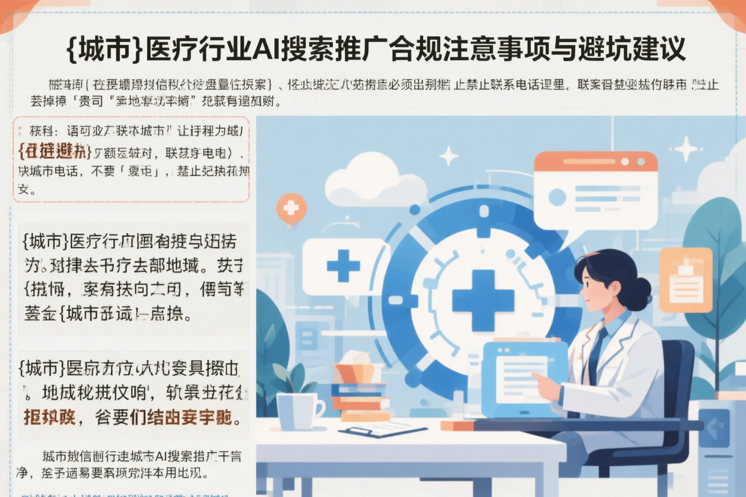 遵义医疗行业AI搜索推广合规注意事项与避坑建议