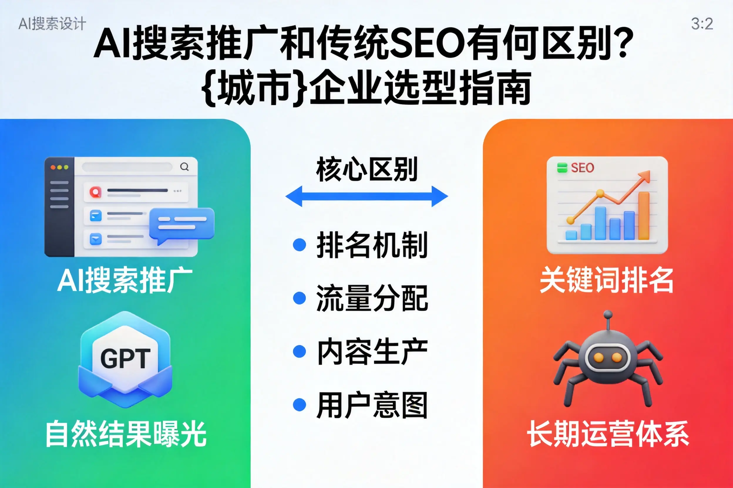 AI搜索推广和传统SEO有何区别？遵义企业选型指南