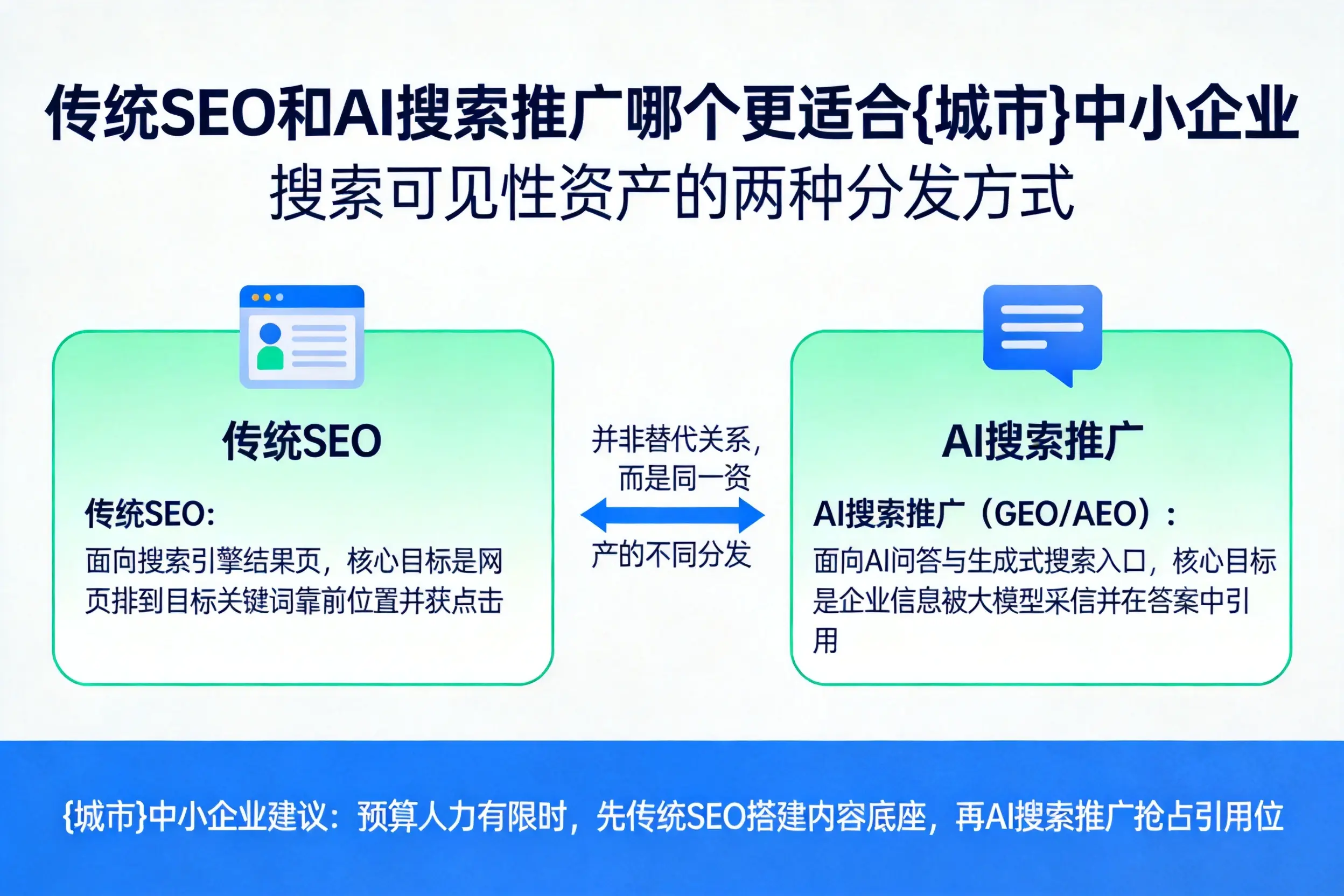 传统SEO和AI搜索推广哪个更适合遵义中小企业