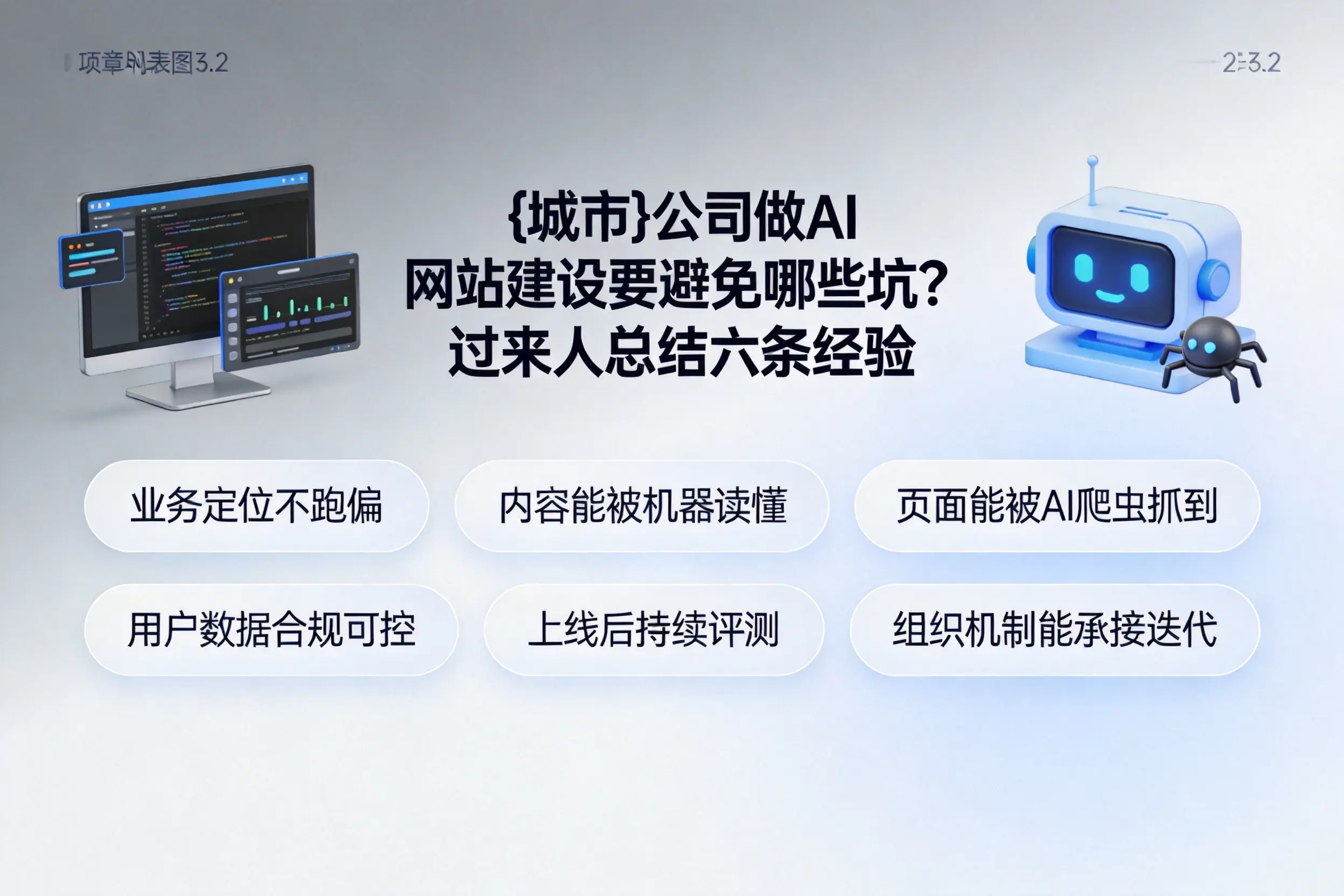 遵义公司做AI网站建设要避免哪些坑？过来人总结六条经验