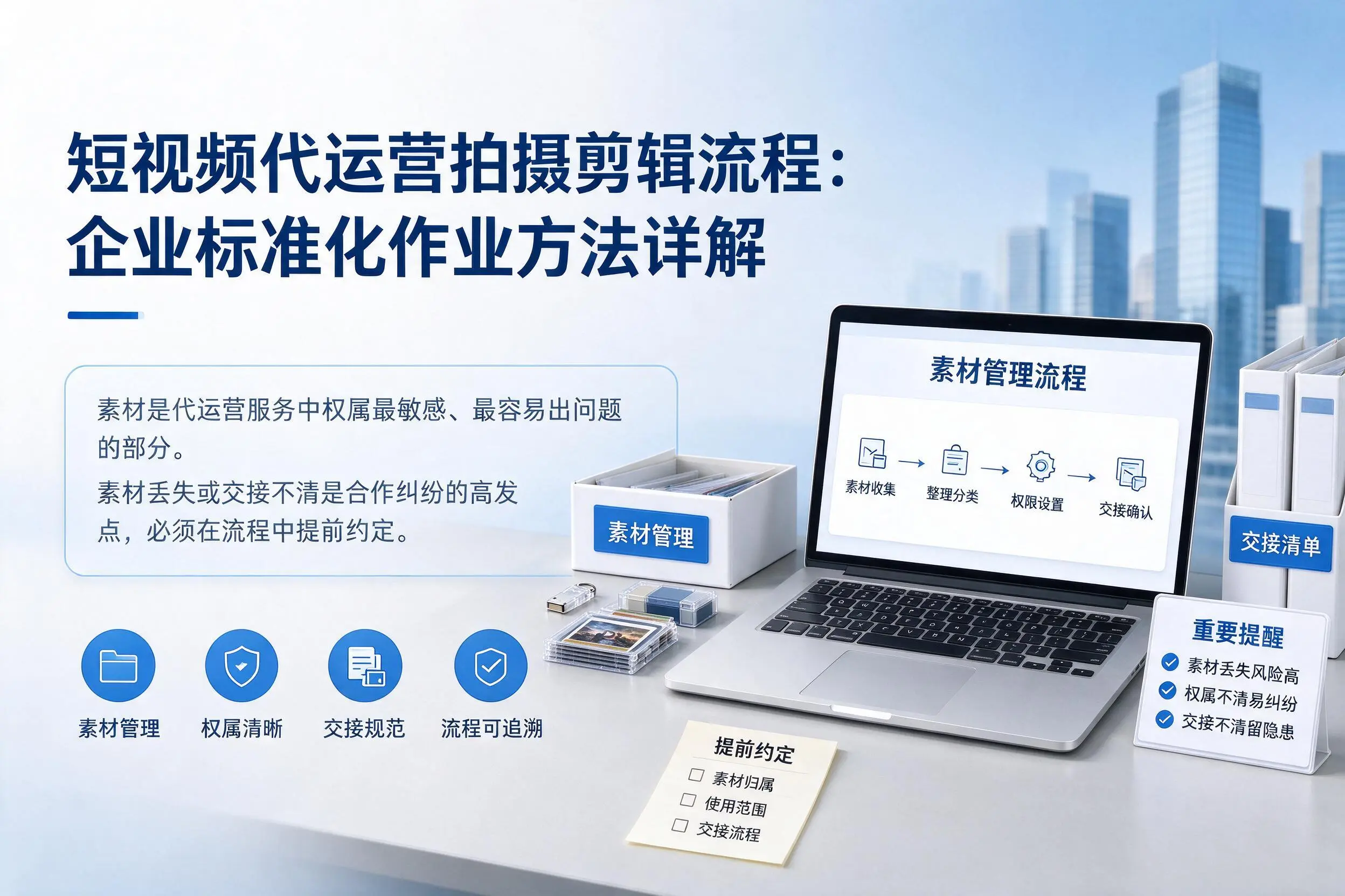 短视频代运营拍摄剪辑流程：遵义企业标准化作业方法详解